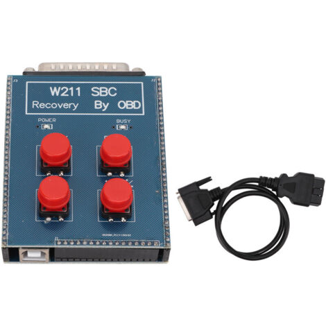 Jeffergarden Outil de réinitialisation OBD2 SBC, dispositif de réparation ABS en métal de remplacement pour Mercedes Benz W211 R230Blue