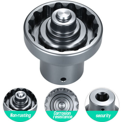 Jeffergarden Outil de remplacement pour douille d'écrou de roue à blocage central pour Porsche 991 Cayman Panamera 3/4 Drive