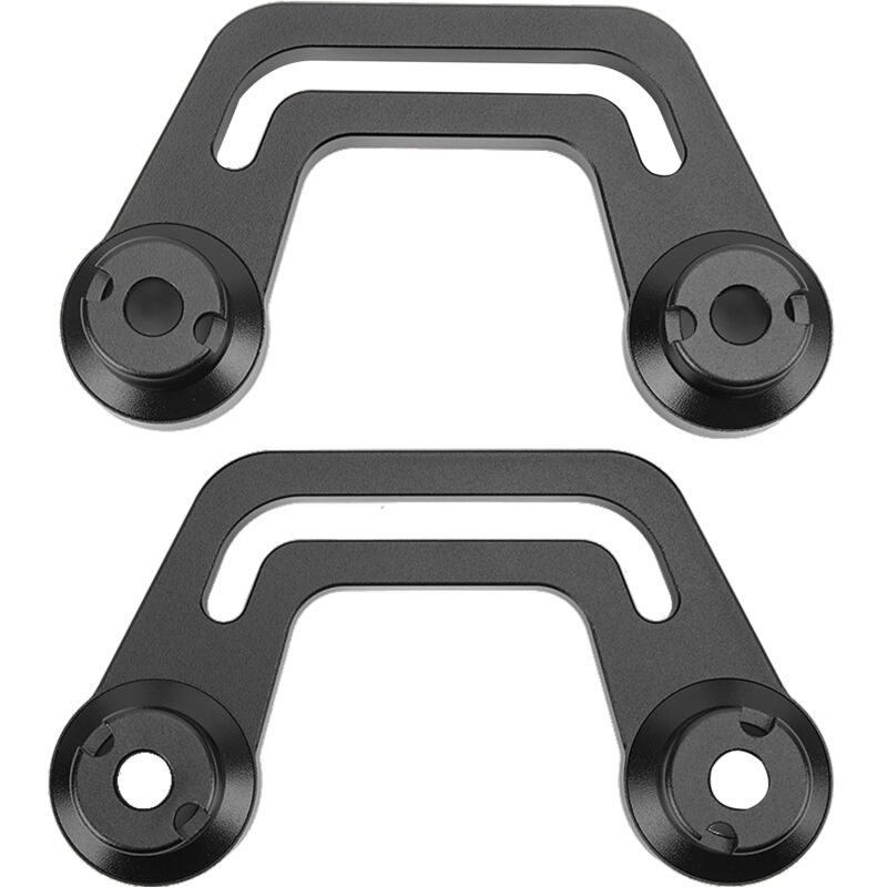 Jeffergarden Paire de supports de fixation de phare sur montant A - Pour Jeep Wrangler JL/JLU 2018‑2022 - Noir