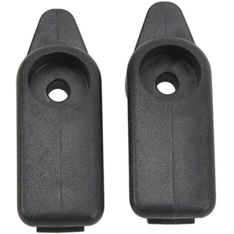 Jeffergarden Paire de supports de pare-soleil de voiture, noirs 10411051, de remplacement pour Corvette C5 1997 – 2004