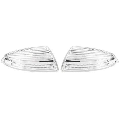 Jeffergarden Paire rétroviseur de porte LED clignotant lampe A2048200721 ​​adapté pour Mercedes Benz classe C W204 08-10