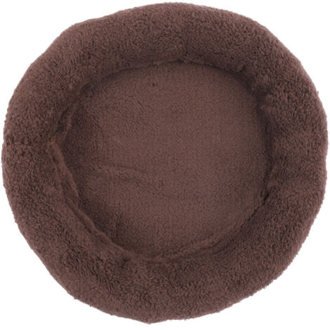 Jeffergarden ‌Panier pour Chien et Chat Rond et Profond‌ – Coussin de Sieste Amélioré, Doux et Respirant, Nid de Sommeil (Marron)