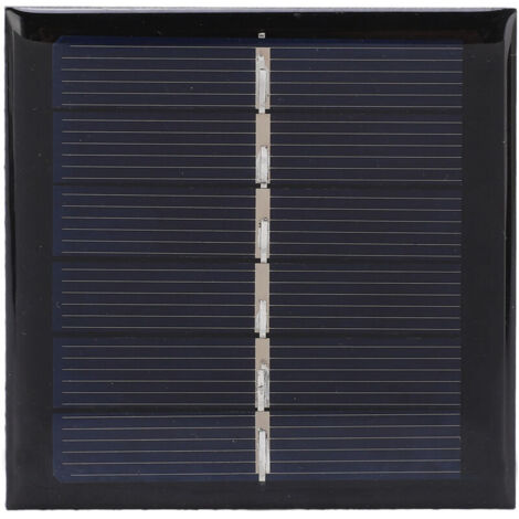 Jeffergarden Panneau solaire portable 0,6 W 3 V en polysilicium, module de charge de niveau A pour éclairage de jardin