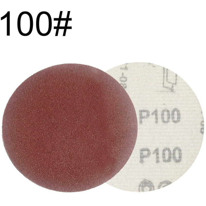 Jeffergarden Papier de verre autocollant rond de 5 pouces (100)