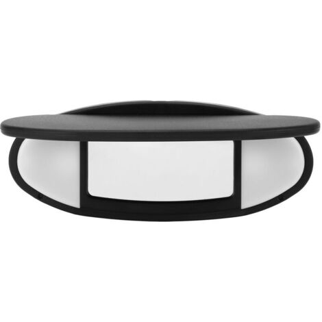 Jeffergarden Pare-soleil avant avec miroir de courtoisie, anti-éblouissement, pour une conduite en toute sécurité, compatible avec R55, R56 et R60 (2007-2014), noir