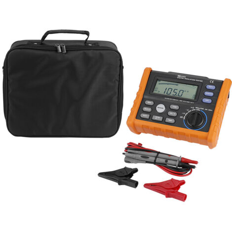 Jeffergarden PEAKMETER MS5205 Testeur multimètre de résistance d'isolation numérique 0,01 MΩ-100GΩ 2500 V