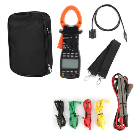 Jeffergarden PEAKMETER Professional MS2203 Multimètre numérique triphasé Pince multimètre à facteur de puissance