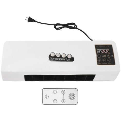 Jeffergarden Petit climatiseur mural Portable, ventilateur chaud pour salle de bains, chambre à coucher, prise ue, 220V