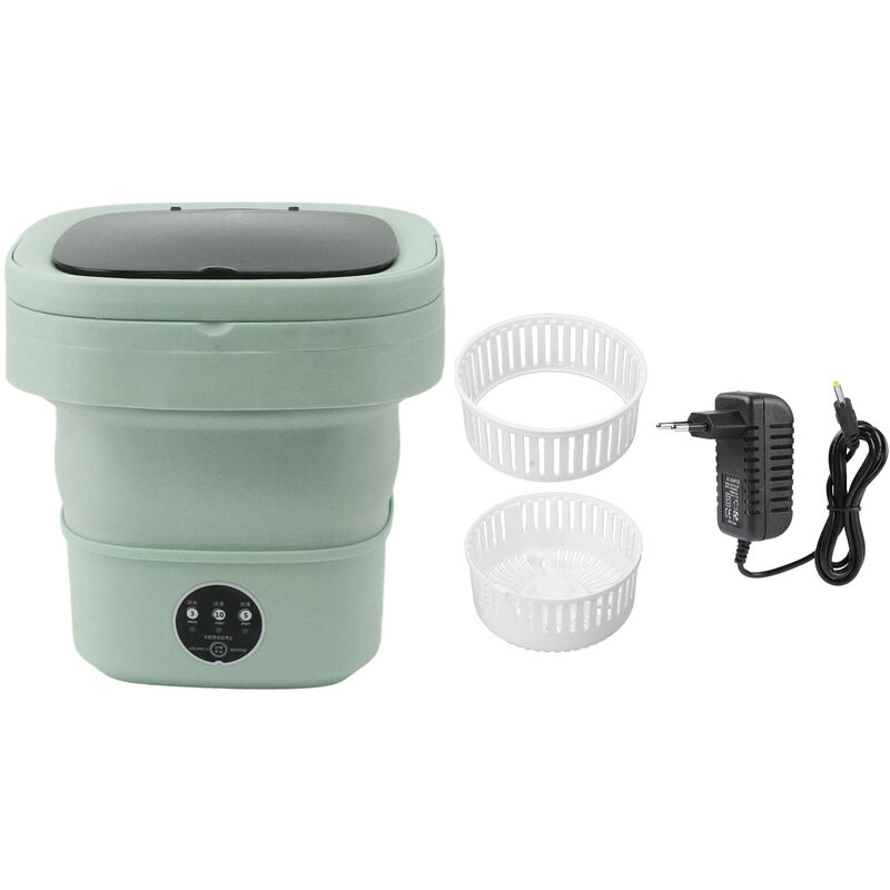 Jeffergarden - Machine à laver portable,Petite machine à laver pliante tpe et pp 100-240 v Déshydrateur intégré 6 l Mini lave-seau portable pour