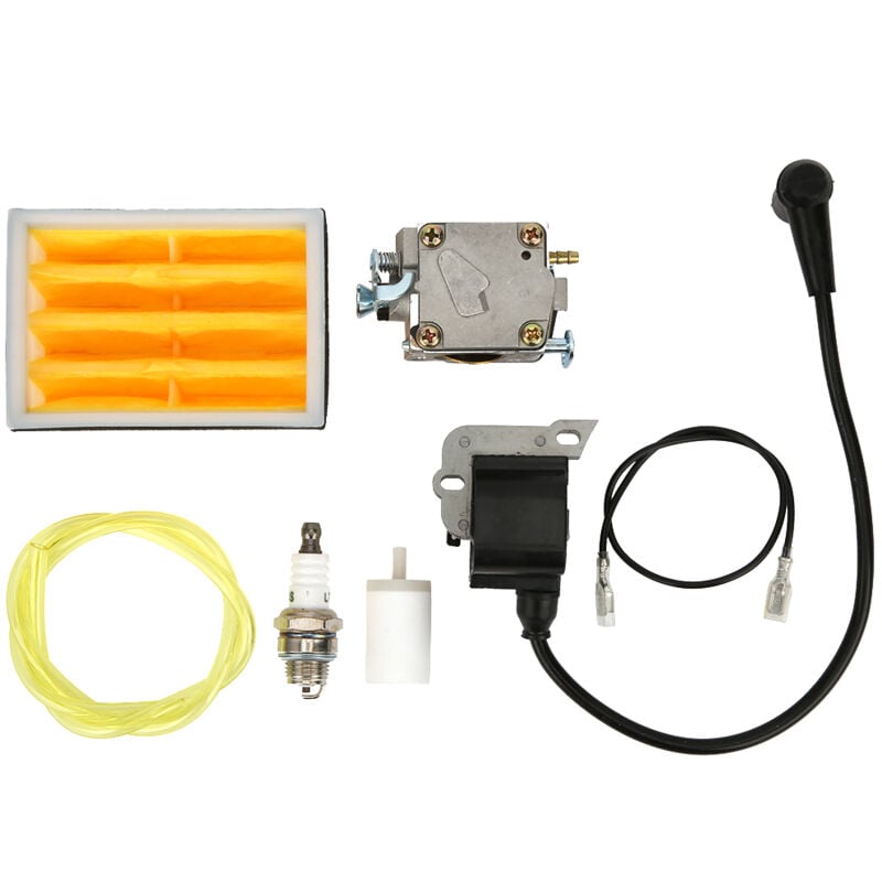 Jeffergarden - Kit de remplacement de filtre à Air et à carburant, bobine d'allumage de carburateur adapté aux pièces de tronçonneuse Husqvarna 268