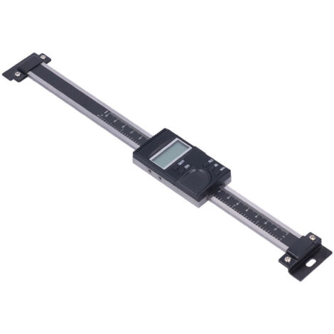 Jeffergarden Pied à coulisse vertical à vernier étanche IP45 avec échelle linéaire numérique et écran LCD pour fraiseuses 0‑200 mm / 0,0‑7,9 po