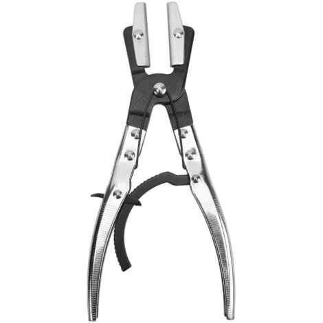 Jeffergarden Pince à pincer les tuyaux, mchoires à cliquet pivotantes universelles pour tuyaux de liquide de refroidissement de frein de radiateur d'automobile 12 pouces/30.5 cm