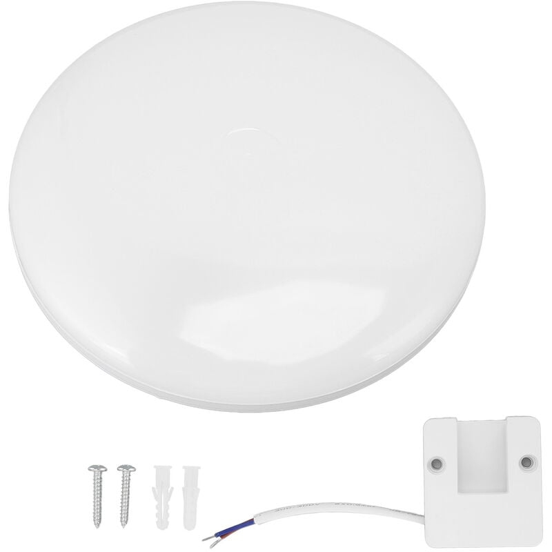 Jeffergarden Plafonnier LED 36W à économie d'énergie, lumière blanche froide, anti-poussière, Ultra fin, pour cuisine et chambre à coucher, 85 à 265V