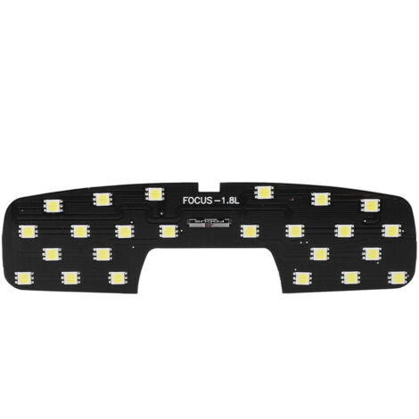 Jeffergarden Plafonnier LED SMD 12V 5W pour intérieur de voiture, lampe de lecture pour toit, blanc, 8000LM, remplacement pour Ford Focus 1,8 l 20072015