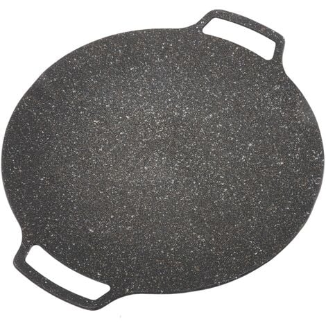 YB Jeffergarden Plaque de Barbecue coréenne, poêle circulaire antiadhésive pour la maison, poêle d'extérieur, Type universel 36cm