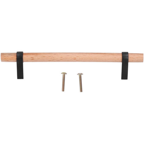 Jeffergarden Poignée de garde-robe à tiroirs moderne et Simple, quincaillerie de porte en pin noir pour la maison et le salon, 128 trous