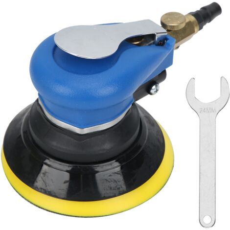 Jeffergarden Polisseuse pneumatique 5 pouces avec patin de ponçage, dispositif de ponçage pneumatique, ergonomique, usage général