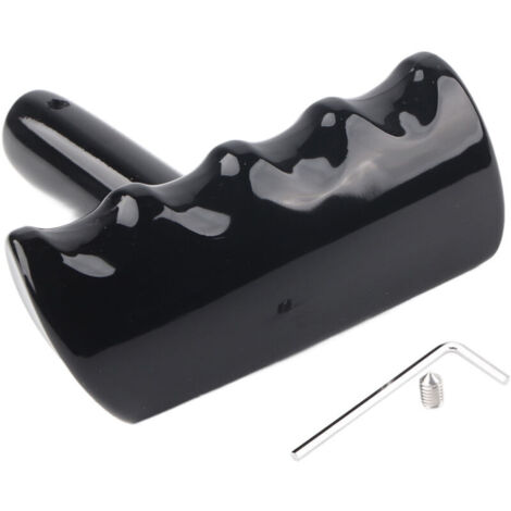 Jeffergarden Pommeau de levier de vitesse en forme de T noir, compatible avec Jeep Compass, Liberty et Wrangler