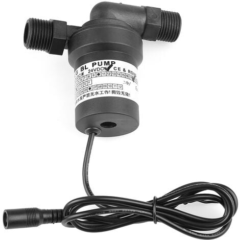 Jeffergarden Pompe à eau chaude 1pc DC24V 18W pour chauffe-eau solaire à circulation chaude