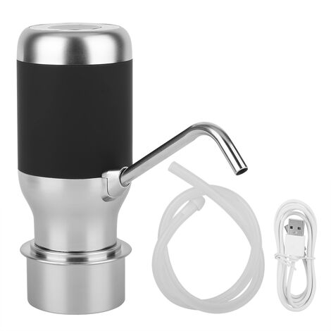 Jeffergarden Pompe à eau intelligente Distributeur d'eau portable automatique sans fil (batterie incluse) (noir)