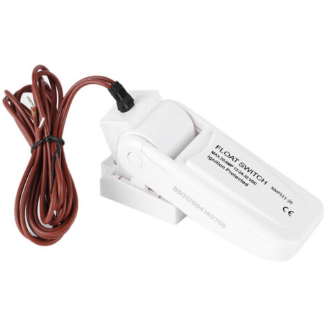 Jeffergarden Pompe de cale automatique pour bateau, interrupteur à flotteur, allumage protégé pour pompes à eau électriques