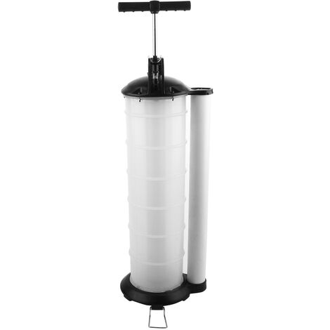 Jeffergarden Pompe d'extraction d'huile moteur 7L, aspiration manuelle, pompe de transfert de fluide d'essence, réservoir