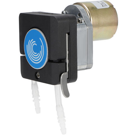 Jeffergarden Pompe péristaltique Tête de pompe micro-doseuse anticorrosion à grand débit avec motoréducteur 12 V CC