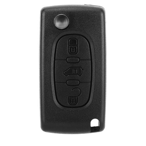 Jeffergarden Porte-clés, petite voiture télécommandée à 3 boutons, sculpture CNC pour expédition lame usée a avec boutons cassés Citroen Berlingo
