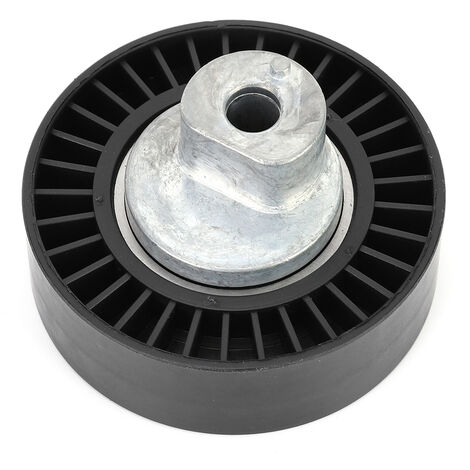 Jeffergarden Poulie de Renvoi E46, Poulie de Renvoi E46, Support de Courroie et de Poulie, Poulie de Renvoi Tendeur de Courroie Serpentine (montage décalé) 11281748130 Convient pour la Série 3