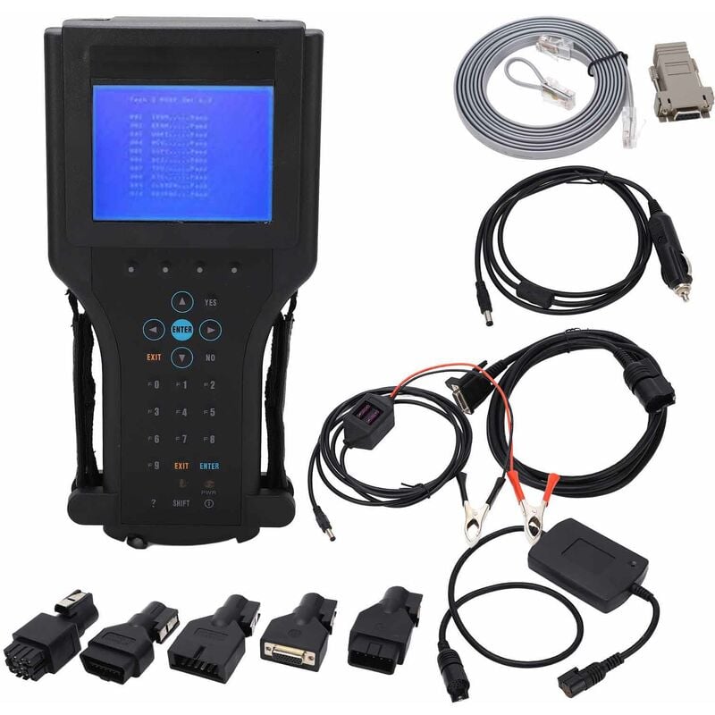 Jeffergarden - Pour Tech2 Scanner Flash testeur moteur lecteur de code d'erreur dtc examen outil de Diagnostic avec remplacement du logiciel Tis2000