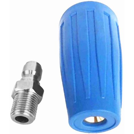 Jeffergarden Pressure Washer Tips Turbo Nozzle 4000psi Max Rotating with 1/4" Quick Connect for Remove Ads Bark Rust