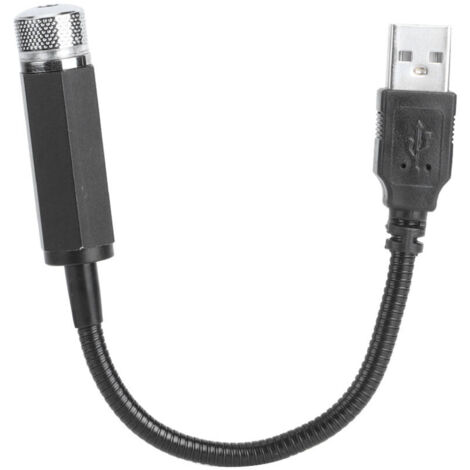 Jeffergarden Projecteur d'ambiance romantique USB pour toit de voiture réglable avec ciel étoilé, lampe décorative rouge