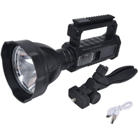 Jeffergarden Projecteur LED P50 avec affichage intelligent de la puissance, projecteur portatif ultra-lumineux pour le camping et la randonnée