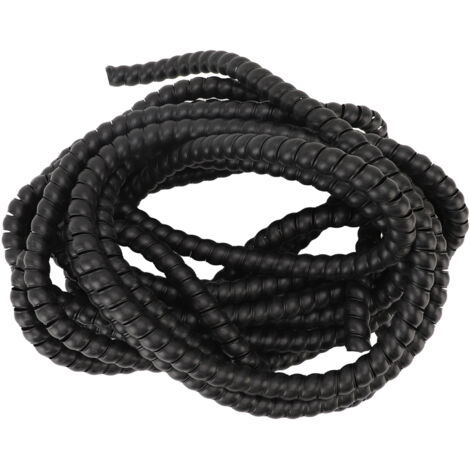 Jeffergarden Protecteur de tuyau haute pression pour lave-auto, enroulement en spirale, adapté pour un diamètre extérieur de 16 mm, 15 m/49,2 pieds