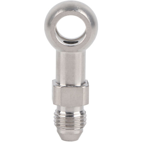 Jeffergarden Raccord Adaptateur Banjo, Raccord Adaptateur Banjo en Acier Inoxydable 10 Mm/0.4in (AN4 AN 04) pour Boulon Banjo M10