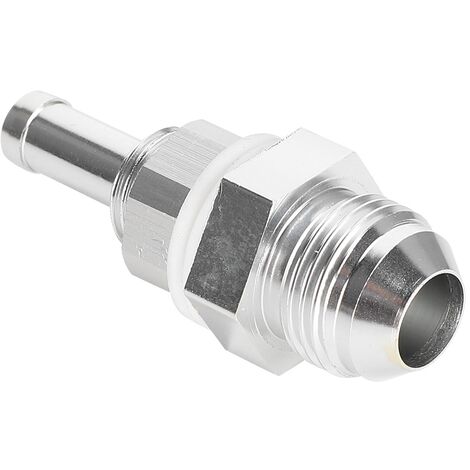 Jeffergarden Raccord de réservoir de carburant universel en alliage d'aluminium AN8 3/8 Flare Bulkhead Barb