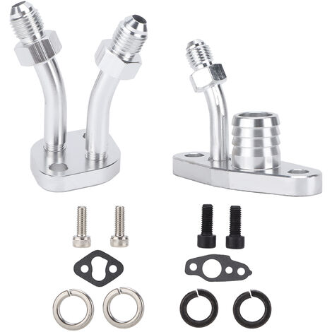 Jeffergarden Remplacement de Modification de Kit de bride de vidange d'alimentation d'huile de Turbo de voiture pour le turbocompresseur CT9 CT12 CT20 CT26