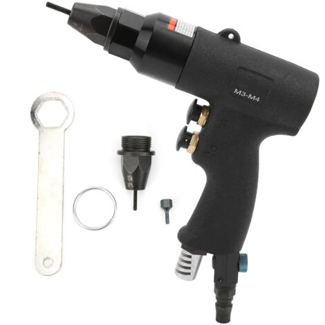 Jeffergarden Riveteuse Pneumatique à Air, Pistolet de Traction à Haute efficacité, pour Usage Industriel, en Acier allié, KP-737B, économie de Main d'œuvre