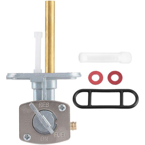 Jeffergarden Robinet de réservoir d'essence, robinet de carburant professionnel et durable, facile à installer, pratique pour les voyages, les véhicules et les voitures.