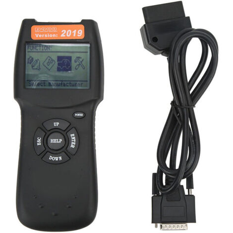 Jeffergarden Scanner OBD2 EOBD, lecteur de codes d'erreur, outil de diagnostic universel pour tous les véhicules compatibles OBDII