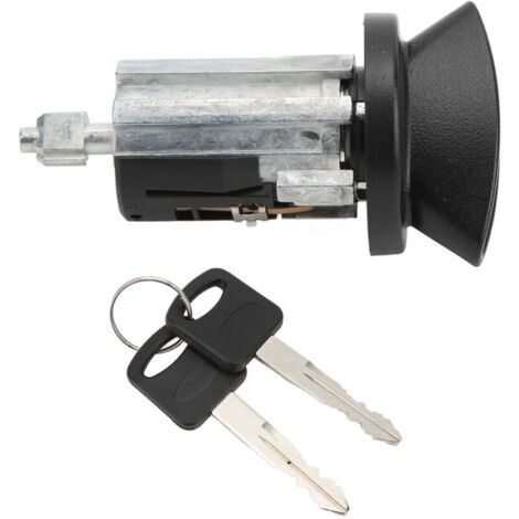 Jeffergarden Serrure de démarrage d'allumage, Cylindre de commutateur d'allumage de Haute précision antirouille Robuste 1L3Z11582A de Remplacement en métal pour Cougar Grand Marquis Mountaineer pour