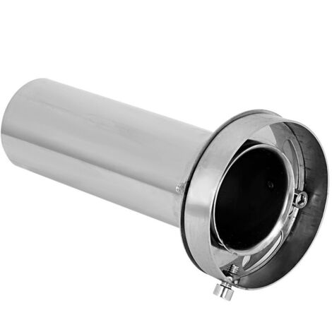 Jeffergarden Silencieux d'échappement à tête ronde amovible et réglable pour voiture (3,5 pouces)