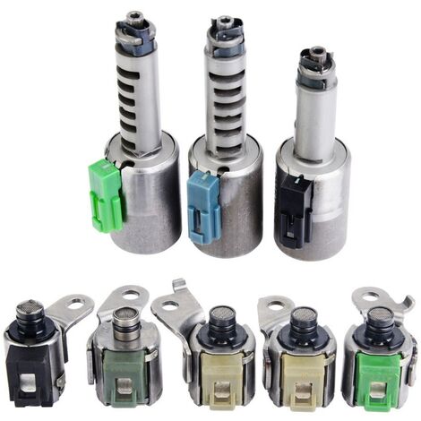Jeffergarden Solénoïde de Changement de Vitesse, Remplacement de L'électrovanne de Commande de Changement de Vitesse pour Saturn Saturn AW55-51SN AW55-50SN aw55-50sn re5f22a kit solénoïde 8pc 2004up