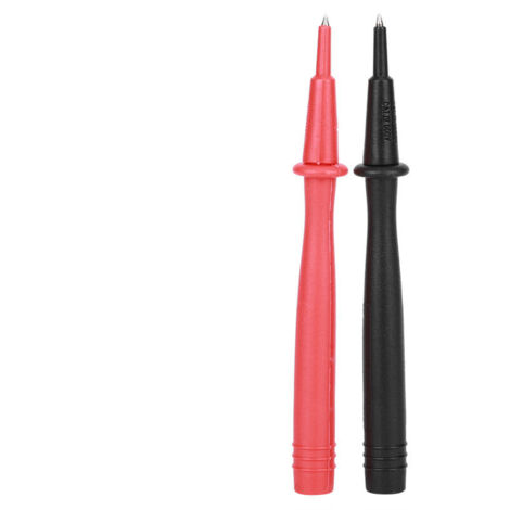 Jeffergarden Sonde multimètre, accessoire de voltmètre, extrémité en cuivre nickelé, aiguille de 2mm, prise banane de 4mm, 2 pièces