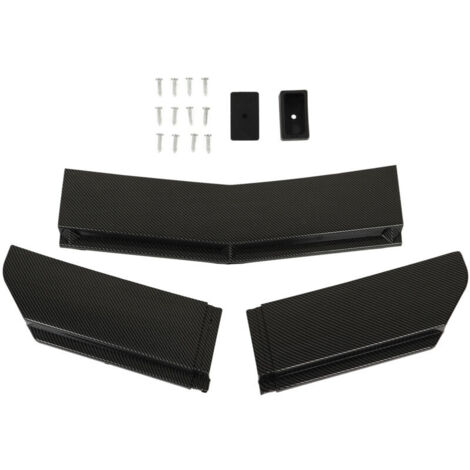 Jeffergarden ‌Spoiler/Splitter avant universel‌ – 5 pièces, 110-140cm, pour kit de carrosserie bas. ‌Pour modification look racing‌.
