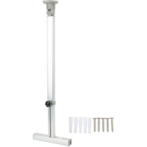 Jeffergarden Support Barre Pliante RV 590 à 775mm Réglable Hauteur Lourd Pied de Table Anodisé pour Camping-Car