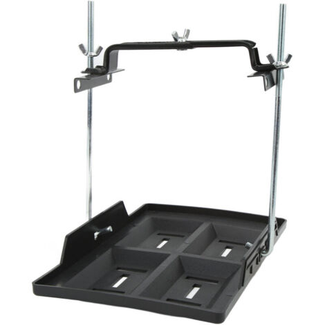 Jeffergarden Support de batterie de bateau de voiture robuste plateau de maintien avec support réglable universel pour Batteries de la série 27 30 31 (support 28 + 23)