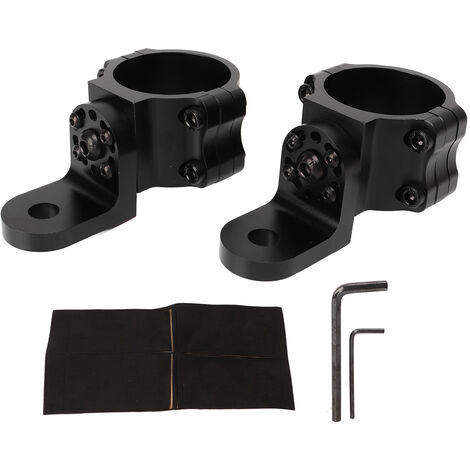 Jeffergarden Support de montage d'antenne de lumière de fouet de support de drapeau Support de pince de tube pour UTV de barre de roulement de 1,75 à 2 pouces