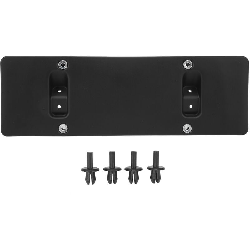 Jeffergarden - Support de plaque d'immatriculation avant 95B807287, support de plaque d'immatriculation de pare-chocs pour Macan 95B 2014 à 2018