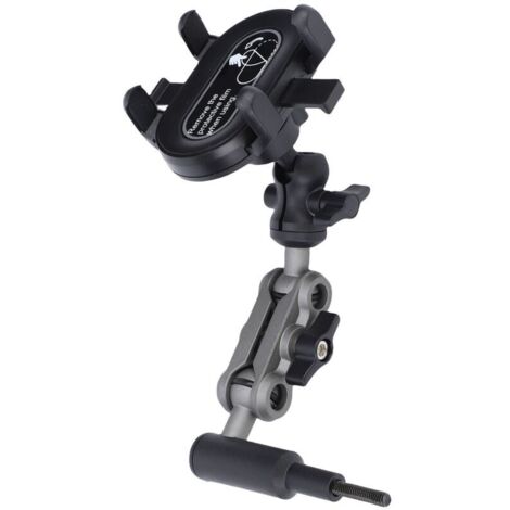 Jeffergarden Support de téléphone avec poignée de maintien pour pilier, compatible avec les modèles Tank 300 et 500. Rotation à 360°, clip de fixation réglable, 4 griffes